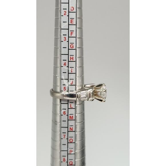 Platinum Lab Grown Round Diamond Solitaire Ring IGI Brilliant 2.01 Carat Vs2 - Picture 6 of 8